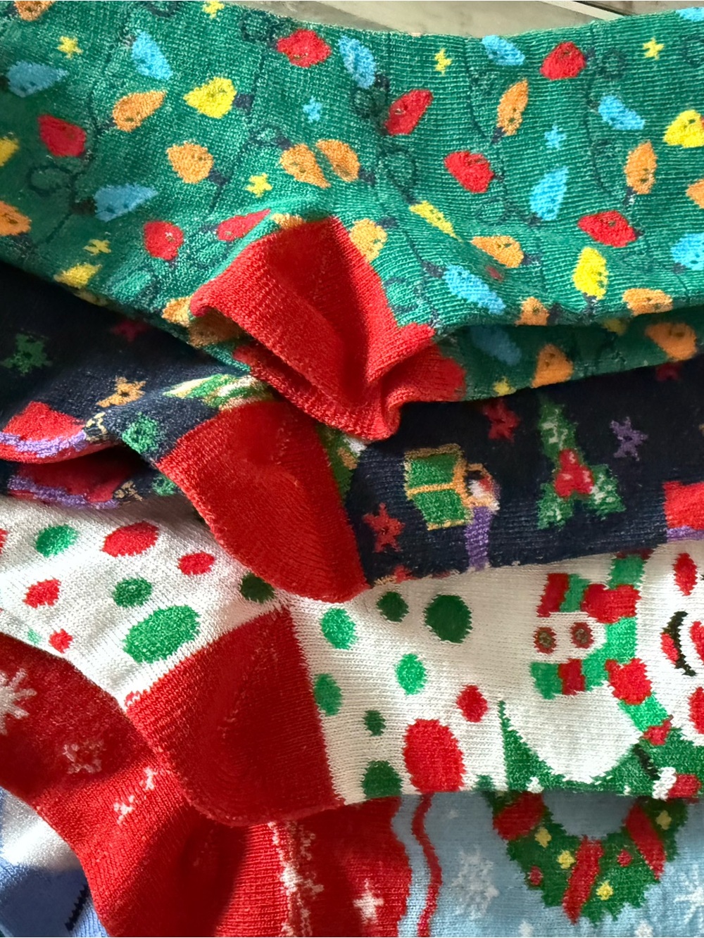 Festive Kids Crew Socks - Holiday Multicolor Pack